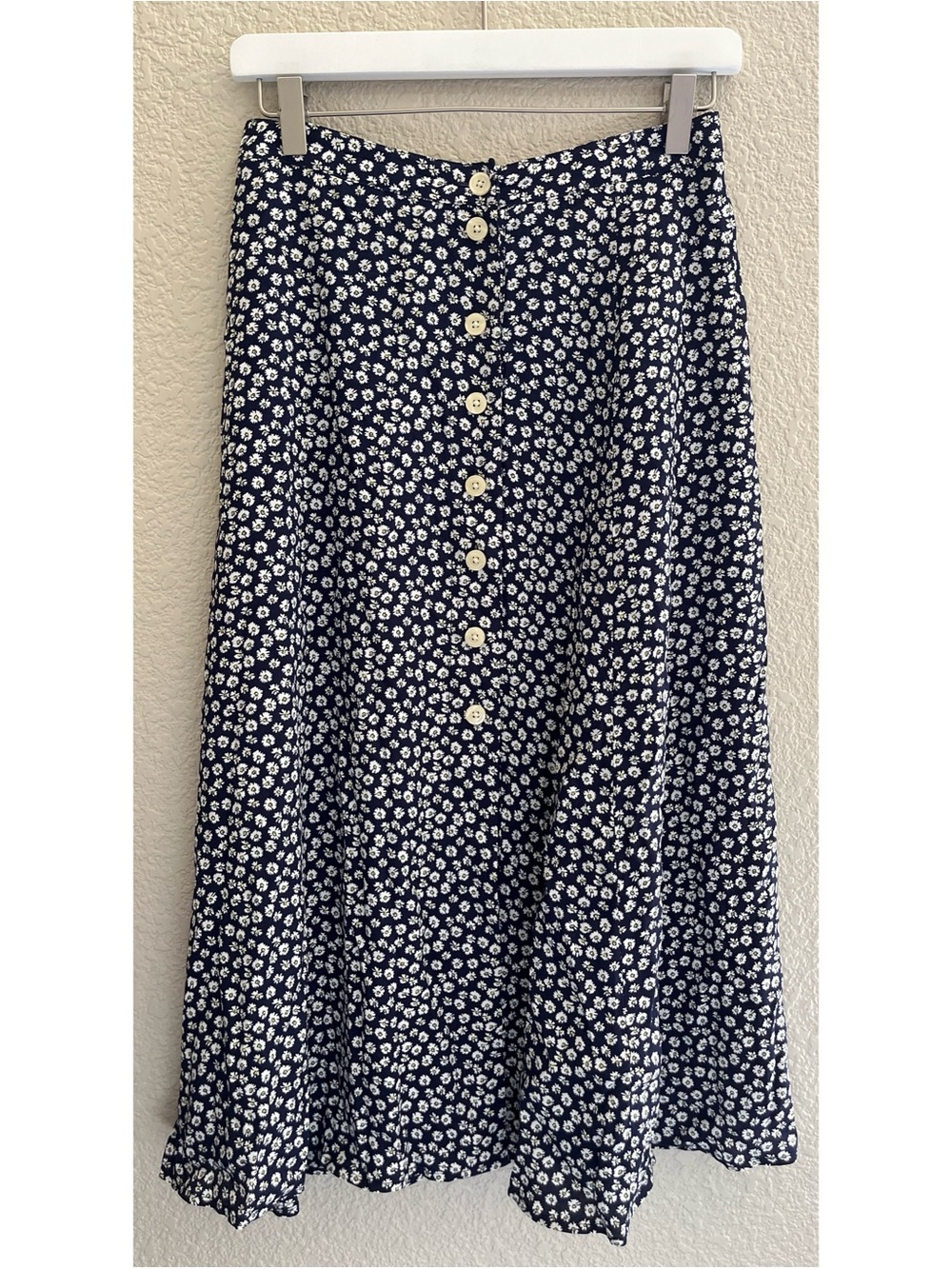 Gap Floral Button Down Midi Skirt Women’s Size 2 Petite